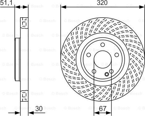 BOSCH 0 986 479 A59 - Kočioni disk www.molydon.hr