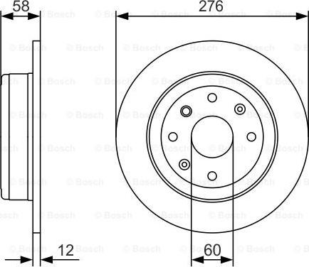 BOSCH 0 986 479 A56 - Kočioni disk www.molydon.hr