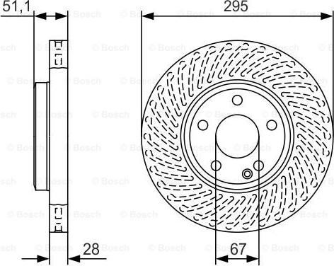 BOSCH 0 986 479 A58 - Kočioni disk www.molydon.hr