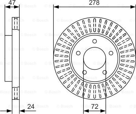 BOSCH 0 986 479 A52 - Kočioni disk www.molydon.hr