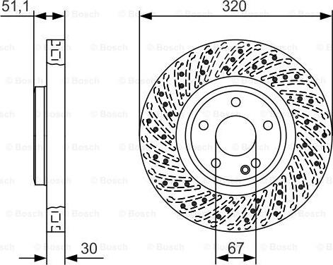 BOSCH 0 986 479 A60 - Kočioni disk www.molydon.hr