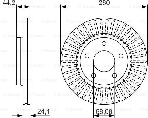 BOSCH 0 986 479 A19 - Kočioni disk www.molydon.hr