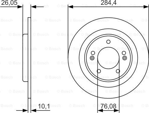 BOSCH 0 986 479 A15 - Kočioni disk www.molydon.hr