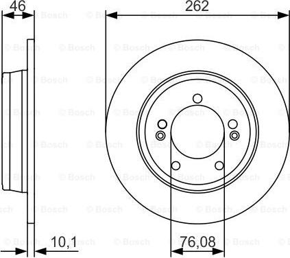 BOSCH 0 986 479 A16 - Kočioni disk www.molydon.hr