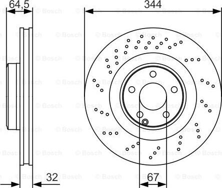 BOSCH 0 986 479 A17 - Kočioni disk www.molydon.hr