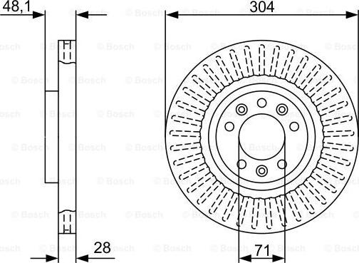 BOSCH 0 986 479 A89 - Kočioni disk www.molydon.hr