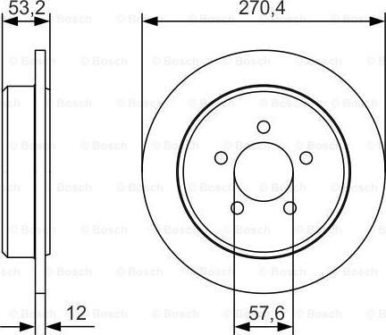 BOSCH 0 986 479 A80 - Kočioni disk www.molydon.hr