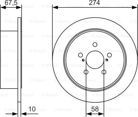 BOSCH 0 986 479 A82 - Kočioni disk www.molydon.hr