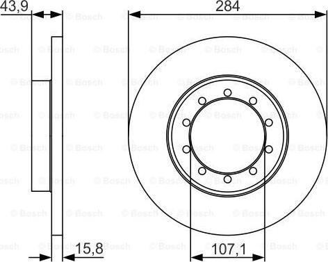 BOSCH 0 986 479 A34 - Kočioni disk www.molydon.hr