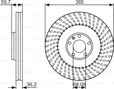 BOSCH 0 986 479 A31 - Kočioni disk www.molydon.hr