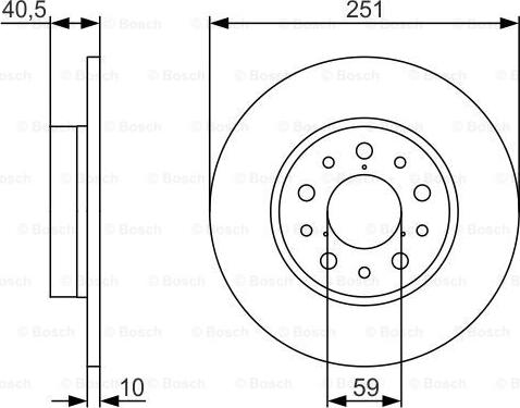 BOSCH 0 986 479 A37 - Kočioni disk www.molydon.hr