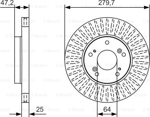 BOSCH 0 986 479 B01 - Kočioni disk www.molydon.hr