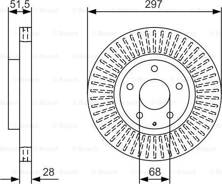 BOSCH 0 986 479 B15 - Kočioni disk www.molydon.hr