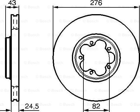 BOSCH 0 986 479 B28 - Kočioni disk www.molydon.hr