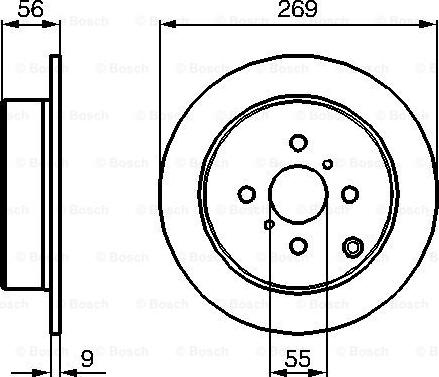 BOSCH 0 986 479 B71 - Kočioni disk www.molydon.hr