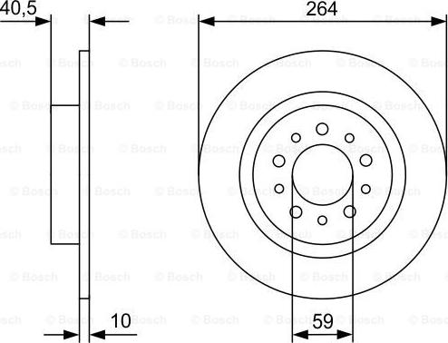 BOSCH 0 986 479 C98 - Kočioni disk www.molydon.hr