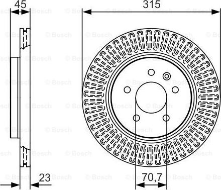 BOSCH 0 986 479 C46 - Kočioni disk www.molydon.hr