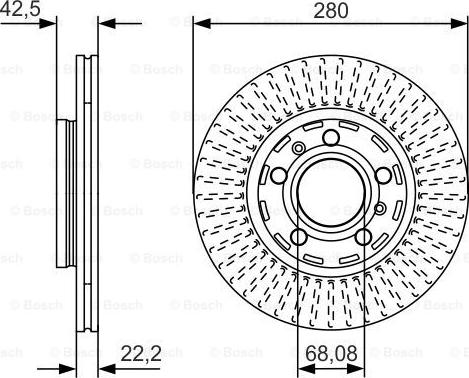 BOSCH 0 986 479 C89 - Kočioni disk www.molydon.hr