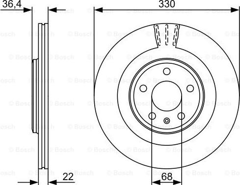 BOSCH 0 986 479 C86 - Kočioni disk www.molydon.hr