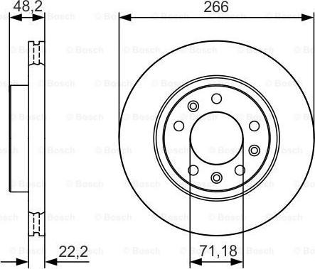 BOSCH 0 986 479 C34 - Kočioni disk www.molydon.hr