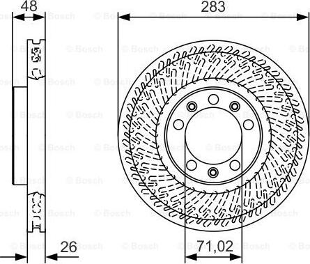 BOSCH 0 986 479 C33 - Kočioni disk www.molydon.hr