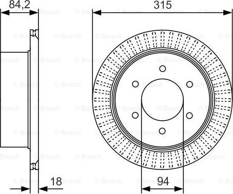 BOSCH 0 986 479 C32 - Kočioni disk www.molydon.hr