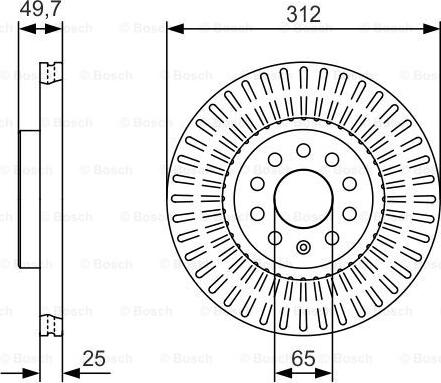 BOSCH 0 986 479 C29 - Kočioni disk www.molydon.hr