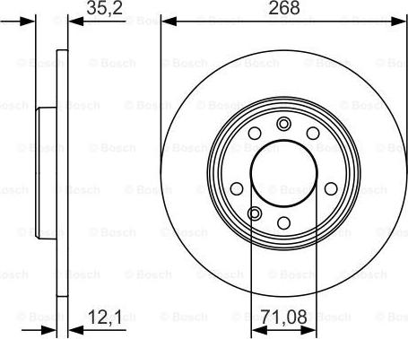 BOSCH 0 986 479 C24 - Kočioni disk www.molydon.hr