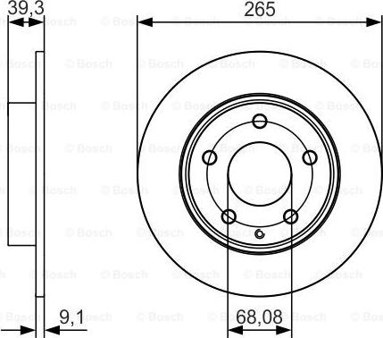 BOSCH 0 986 479 C26 - Kočioni disk www.molydon.hr