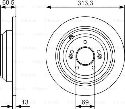 BOSCH 0 986 479 C27 - Kočioni disk www.molydon.hr