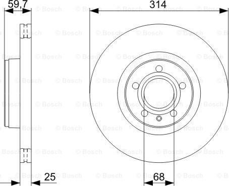 BOSCH 0 986 479 C70 - Kočioni disk www.molydon.hr