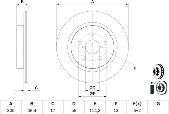 BOSCH 0 986 479 D64 - Kočioni disk www.molydon.hr