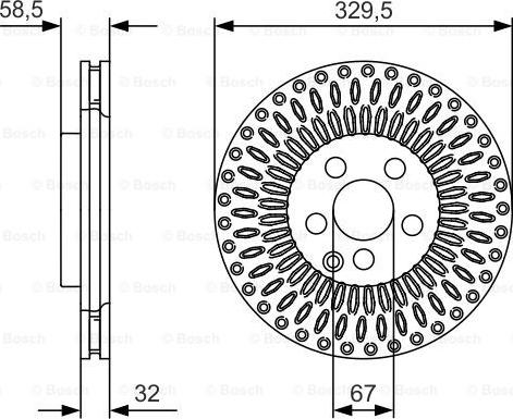 BOSCH 0 986 479 D13 - Kočioni disk www.molydon.hr