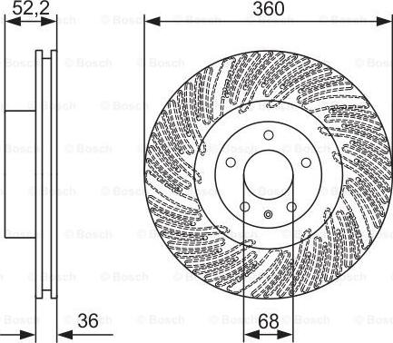 BOSCH 0 986 479 D27 - Kočioni disk www.molydon.hr