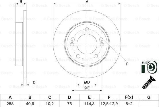 BOSCH 0 986 479 E68 - Kočioni disk www.molydon.hr