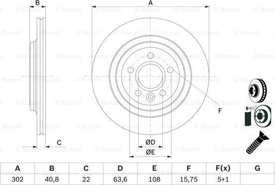 BOSCH 0 986 479 E85 - Kočioni disk www.molydon.hr