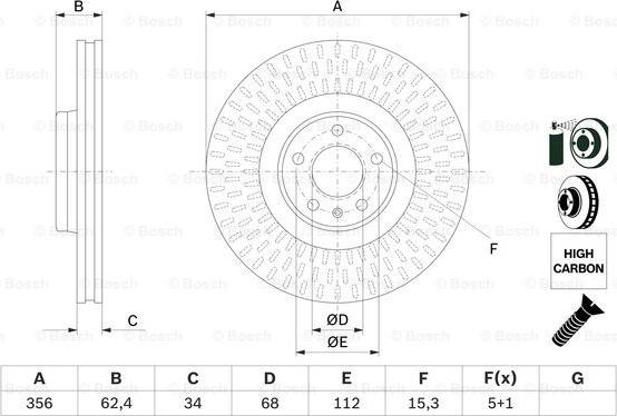 BOSCH 0 986 479 E39 - Kočioni disk www.molydon.hr