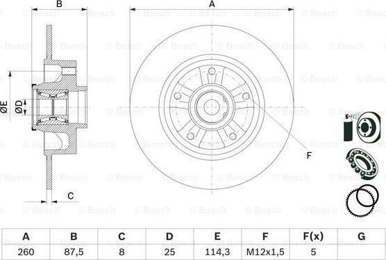 BOSCH 0 986 479 E79 - Kočioni disk www.molydon.hr