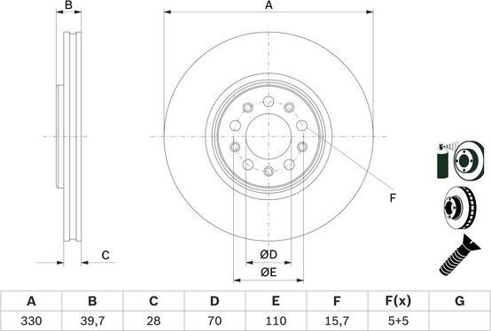 BOSCH 0 986 479 F66 - Kočioni disk www.molydon.hr