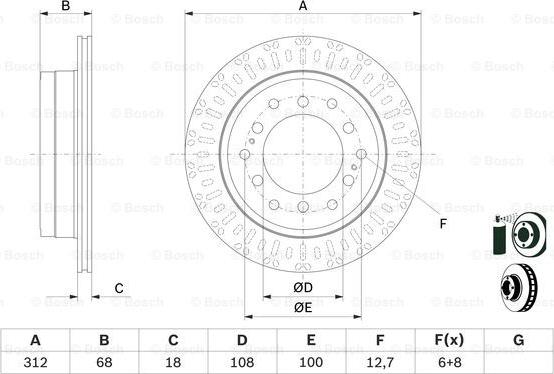 BOSCH 0 986 479 F07 - Kočioni disk www.molydon.hr