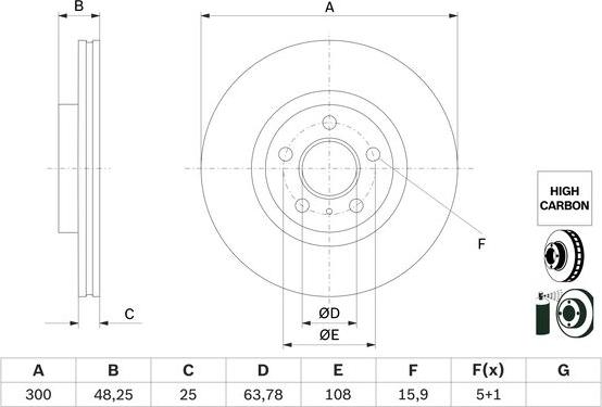 BOSCH 0 986 479 G68 - Kočioni disk www.molydon.hr