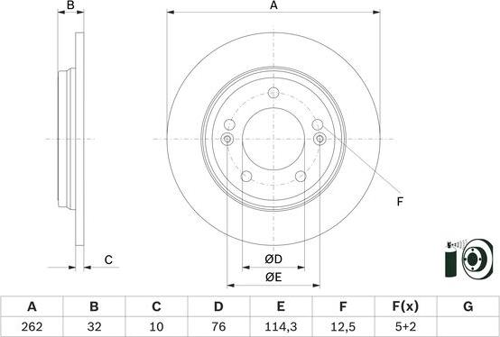 BOSCH 0 986 479 G29 - Kočioni disk www.molydon.hr