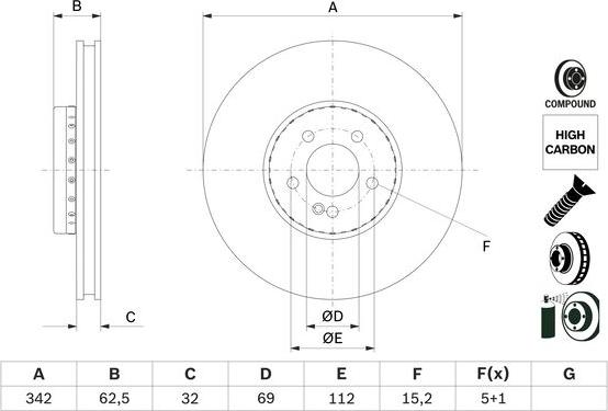 BOSCH 0 986 479 H41 - Kočioni disk www.molydon.hr