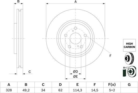 BOSCH 0 986 479 H04 - Kočioni disk www.molydon.hr