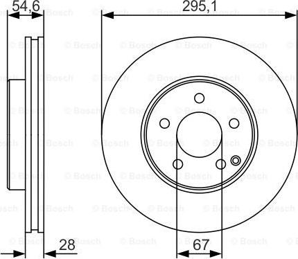 BOSCH 0 986 479 R99 - Kočioni disk www.molydon.hr