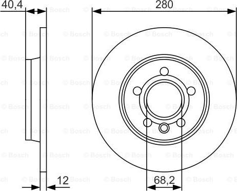 BOSCH 0 986 479 R91 - Kočioni disk www.molydon.hr