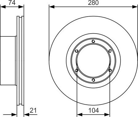 BOSCH 0 986 479 R49 - Kočioni disk www.molydon.hr