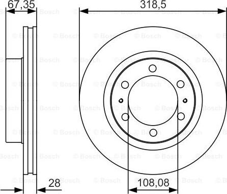 BOSCH 0 986 479 R46 - Kočioni disk www.molydon.hr