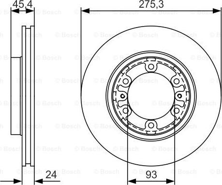 BOSCH 0 986 479 R40 - Kočioni disk www.molydon.hr