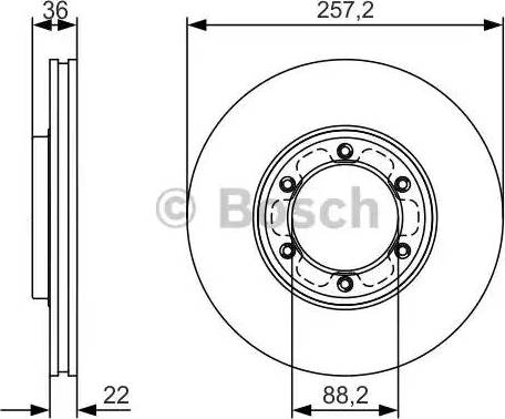 BOSCH 0 986 479 R42 - Kočioni disk www.molydon.hr